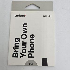 VERIZON BYOD SIM CARD Bring Your Own Device Verizon 3-in-1 Starter Kit NEW